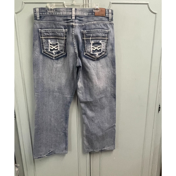 Flypaper Jeans Mens 36x28 Grunge 90s Y2K Boot Jeans Casual Denim Streetwear - Picture 7 of 10